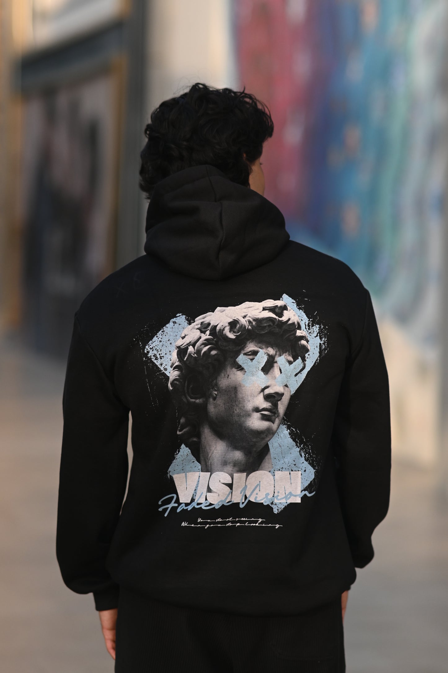 Faded Vision – 400 GSM Relaxed Fit Heavyweight Hoodie (Unisex | CAD)