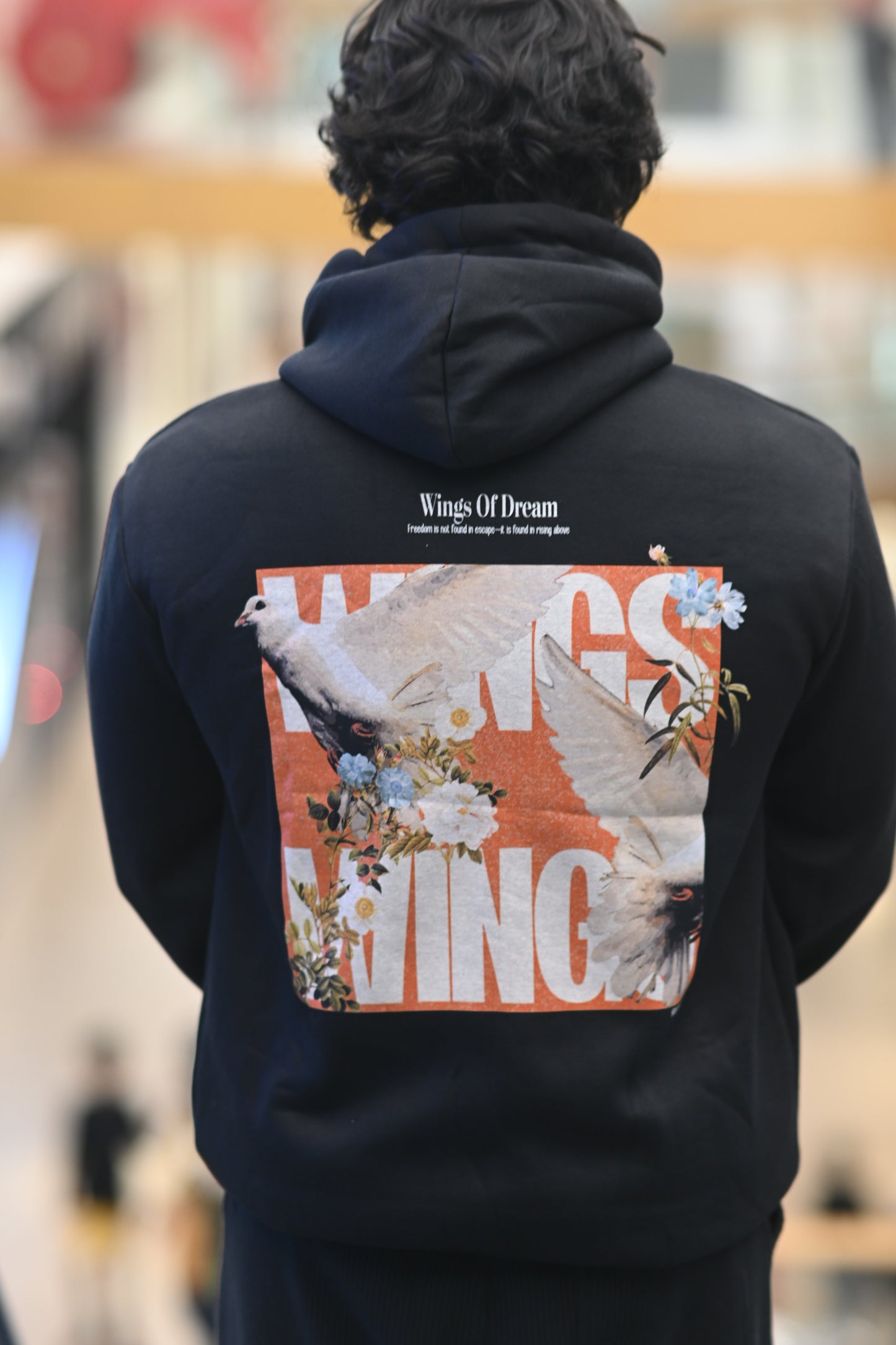 Wings of Dream Hoodie – 400 GSM Heavyweight Cotton-Poly | Canada Edition