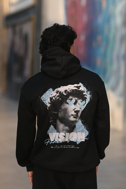 Faded Vision – 400 GSM Relaxed Fit Heavyweight Hoodie (Unisex | CAD)