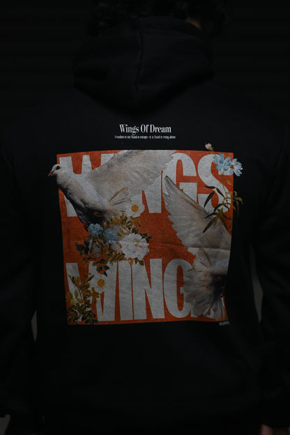 Wings of Dream Hoodie – 400 GSM Heavyweight Cotton-Poly | Canada Edition